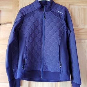 Brooks purple quilted jacket